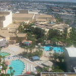 The view from our room at the Rio