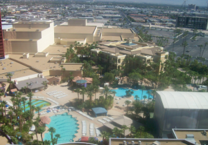 The view from our room at the Rio